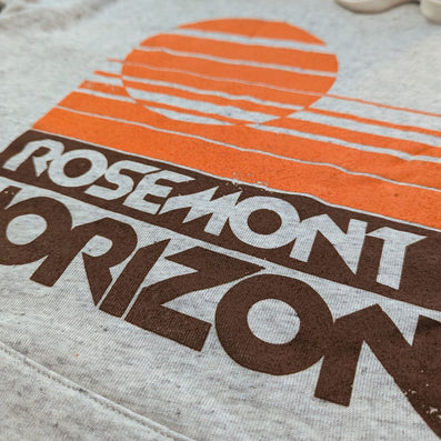 Rosemont Horizon Arena Chicago Illinois Hoodie Detail Right Light Gray