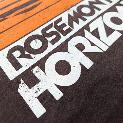 Rosemont Horizon Arena Chicago Illinois T-Shirt Detail Left Dark Brown