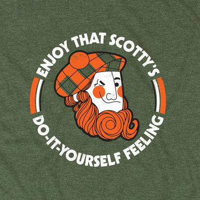 Scotty's Home Improvement Stores T-Shirt Graphic Forest Green