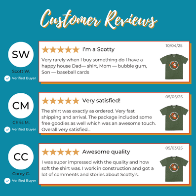 Scotty's Home Improvement Stores T-Shirt Reviews Forest Green