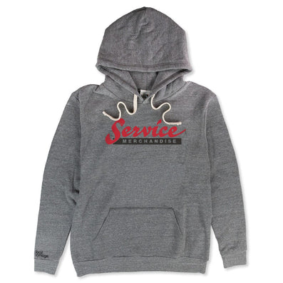 Service Merchandise Hoodie Front Gray