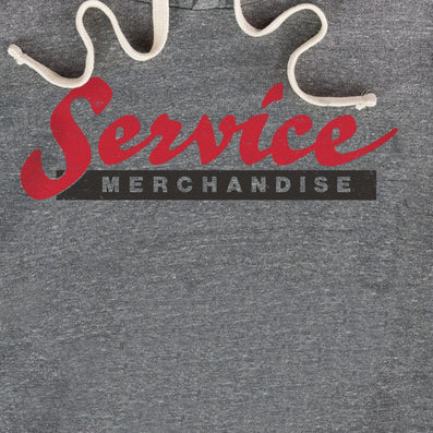 Service Merchandise Hoodie Graphic Gray