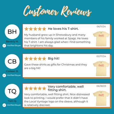 Spag's Massachusetts T-Shirt Reviews Faded Yellow