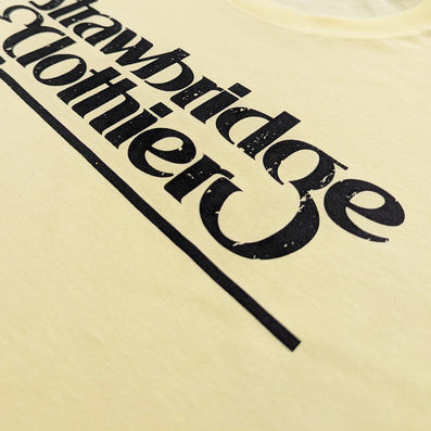 Strawbridge & Clothier Department Store T-Shirt Detail Right Faded Yellow
