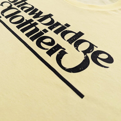Strawbridge & Clothier Department Store T-Shirt Detail Right Faded Yellow