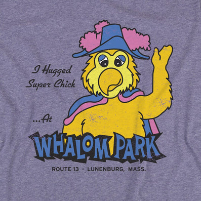 Super Chick Whalom Park Lunenburg Massachusetts T-Shirt Graphic Purple