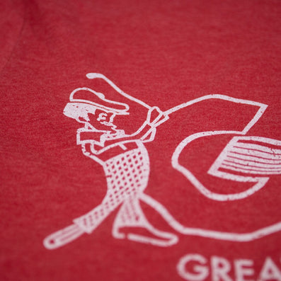 The GHO Greater Hartford Open T-Shirt Golfer Red