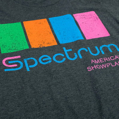 The Spectrum Arena Philadelphia Pennsylvania T-Shirt Detail Dark Gray