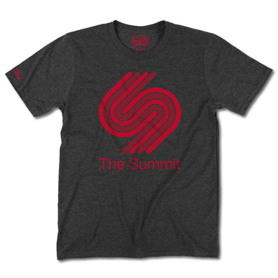 The Summit Arena Houston Texas T-Shirt Front Dark Gray