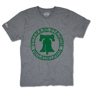 The Vet Stadium Philadelphia T-Shirt Front Gray