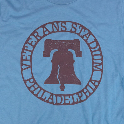 The Vet Stadium Philadelphia T-Shirt Graphic Light Blue