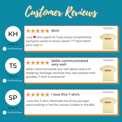 Turtle's Records & Tapes T-Shirt Reviews Faded Yellow