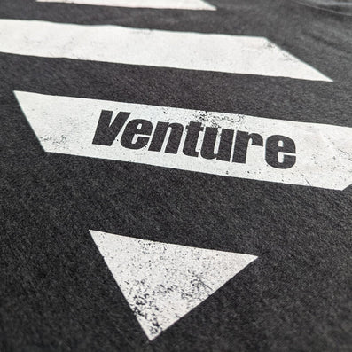 Venture Discount Department Store T-Shirt Detail Right Dark Gray