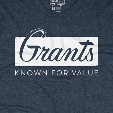 W.T. Grants Stores T-Shirt Graphic Dark Blue