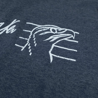 Wanamaker's Department Store T-Shirt Detail Eagle Dark Blue