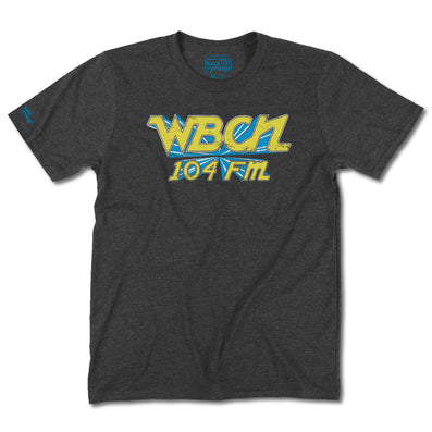 WBCN Boston Massachusetts T-Shirt Front Dark Gray