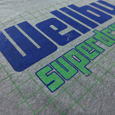 Wellby Super Drug Stores Maine New England T-Shirt Detail Left Gray