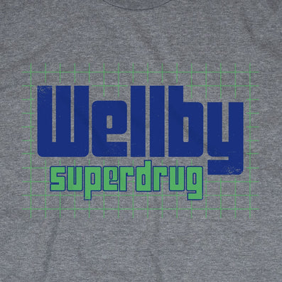 Wellby Super Drug Stores Maine New England T-Shirt Graphic Gray