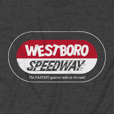 Westboro Speedway Massachusetts T-Shirt Graphic Dark Gray