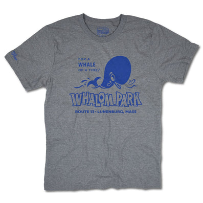 Whalom Park Lunenburg Massachusetts T-Shirt Front Gray