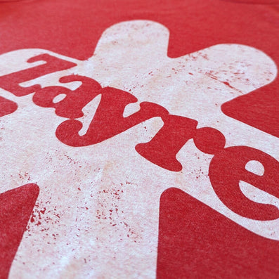 Zayre Discount Department Store T-Shirt Detail Right Red