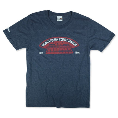 Atlanta-Fulton County Stadium Front Dark Blue