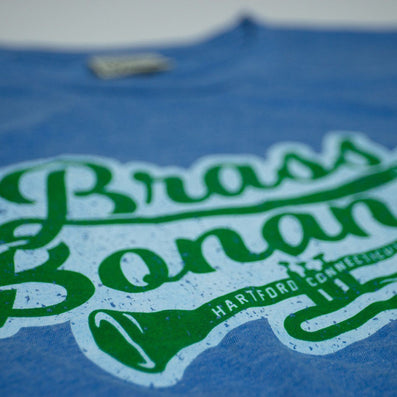 Brass Bonanza T-Shirt Detail Royal Blue