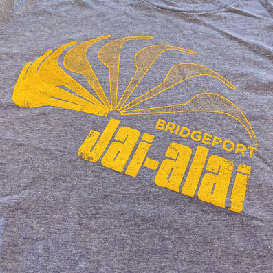 Bridgeport Jai Alai Connecticut T-Shirt Detail Purple