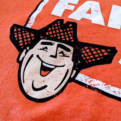 Farmer Jack Supermarket Michigan Detroit T-Shirt Farmer Jack Orange