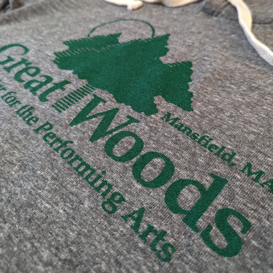 Great Woods Hoodie Detail Right Gray