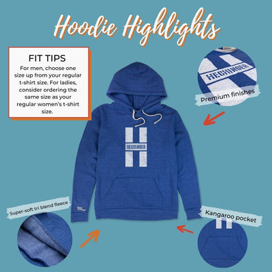 Hechinger Hoodie Highlights Cobalt Blue