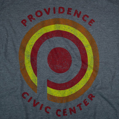 Providence Civic Center Rhode Island T-Shirt Graphic Gray