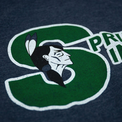 Springfield Indians T-Shirt Detail Dark Blue
