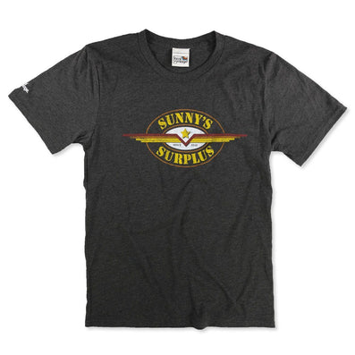 Sunny's Surplus T-Shirt Front Dark Gray