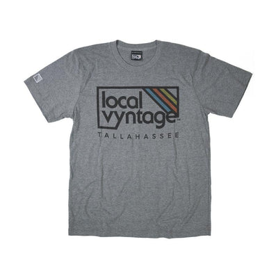 Tallahassee Local Vyntage Logo T-Shirt Front Gray