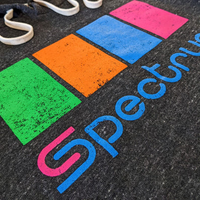 The Spectrum Philadelphia Hoodie Detail Left Dark Gray