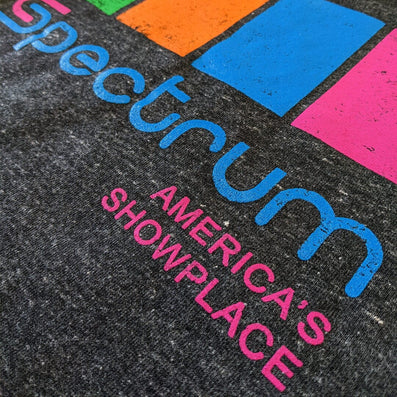 The Spectrum Philadelphia Hoodie Detail Right Dark Gray