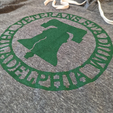 The Vet Philadelphia Hoodie Detail Right Gray