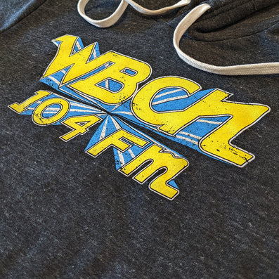 WBCN Boston Hoodie Detail Dark Gray