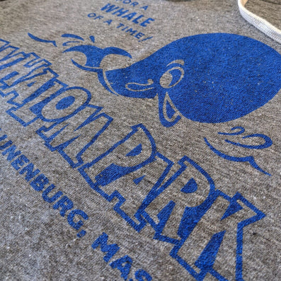 Whalom Park Hoodie Detail Gray