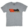 96 Rock WKLS FM AM Atlanta Georgia T-Shirt Front Light Gray