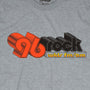 96 Rock WKLS FM AM Atlanta Georgia T-Shirt Graphic Light Gray