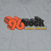 96 Rock WKLS FM AM T-Shirt Graphic Light Gray