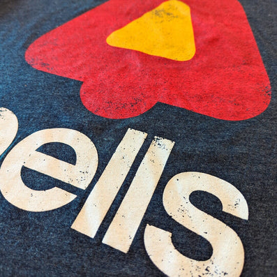 Bells Supermarket Buffalo Rochester New York T-Shirt Detail Right Dark Blue