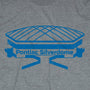 The Pontiac Silverdome Michigan Detroit T-Shirt Graphic Gray