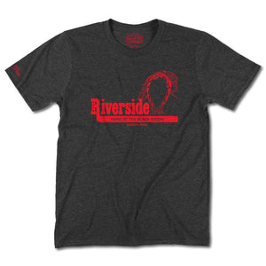 Black Widow Riverside Park Agawam Massachusetts T-Shirt Font Dark Gray