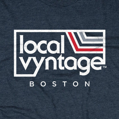 Local Vyntage Boston T-Shirt Graphic Dark Blue