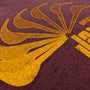 Bridgeport Jai Alai Connecticut T-Shirt Detail Left Burgundy
