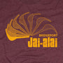Bridgeport Jai Alai Connecticut T-Shirt Graphic Burgundy