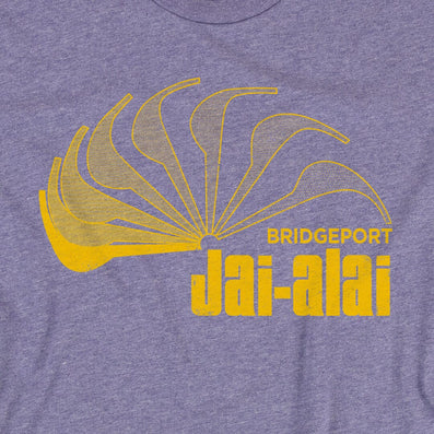 Bridgeport Jai Alai Connecticut T-Shirt Graphic Purple